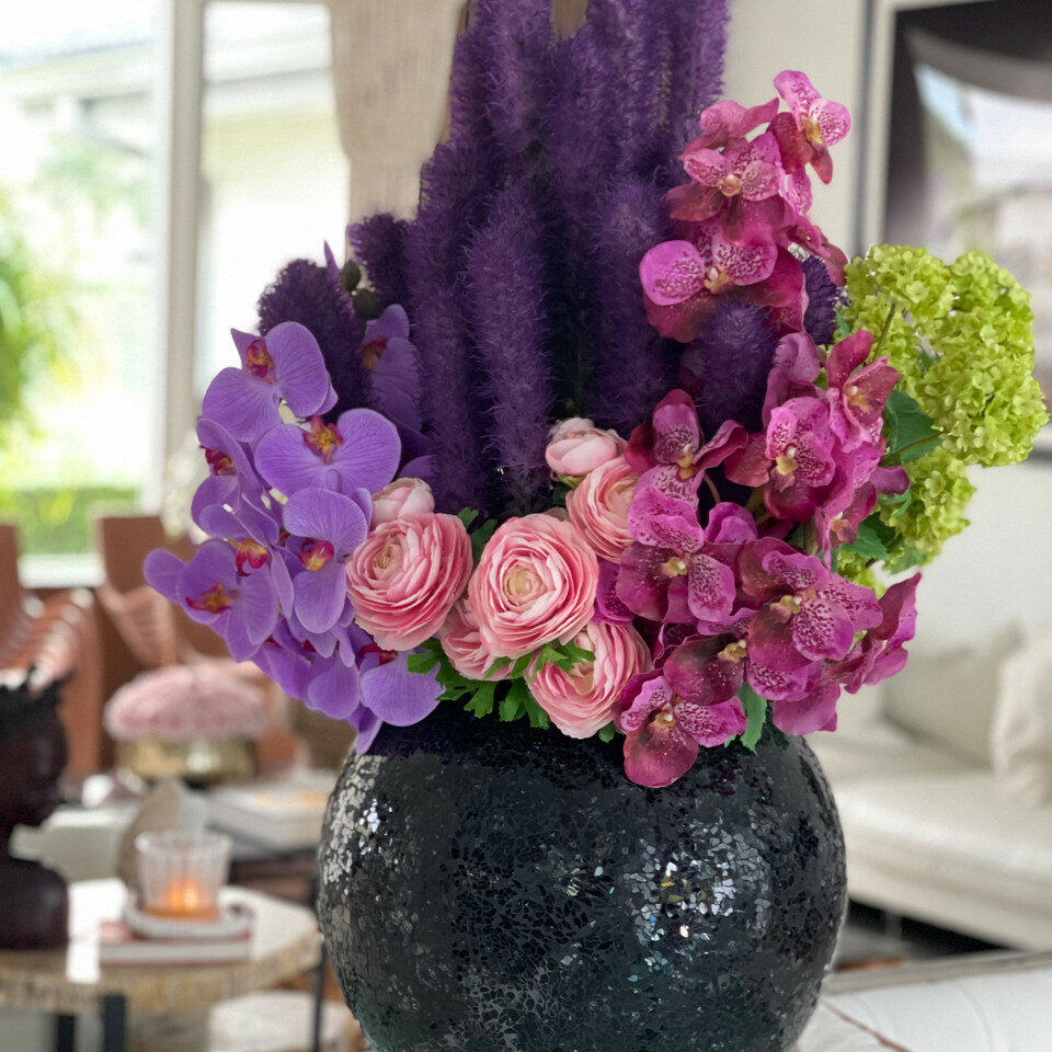 Blackokon artificial plant in vase