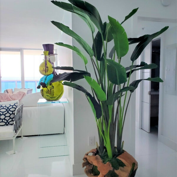 Largeolel artificial plant in decorative pot