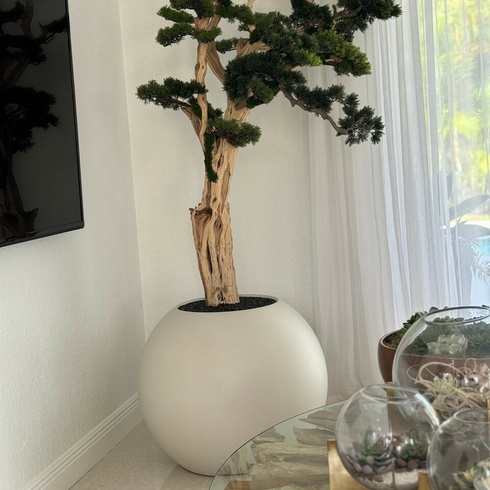 Bonsaenun artificial plant in decorative pot