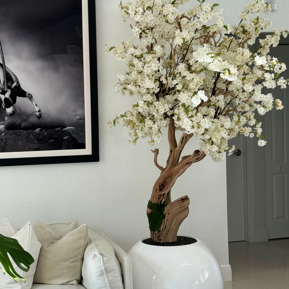 Nzenderun artificial plant in vase