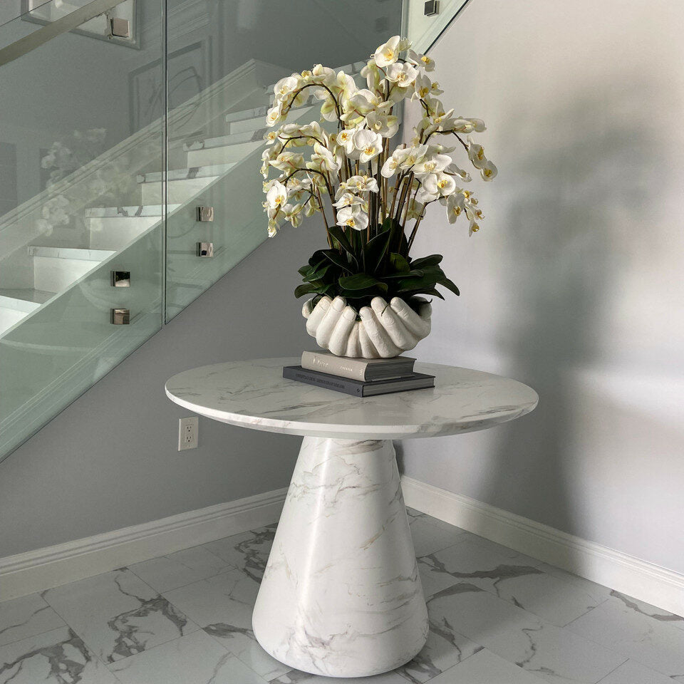 Whiteolos artificial plant in vase