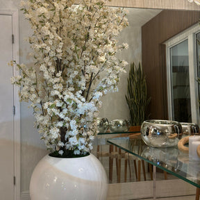 Glossemat artificial plant in vase