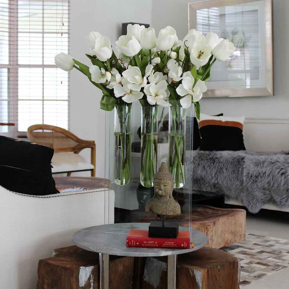 Tripletin artificial plant in vase