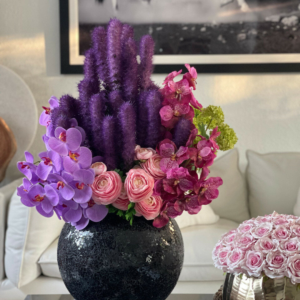 Blackokon artificial plant in vase